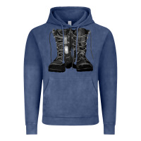 Vintage Denim soldier boots Vintage Hoodie - RanaPortraitStore
