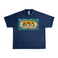 Navy western mother's day mini  cup Urban Heavy Tee - BarkalooDesign