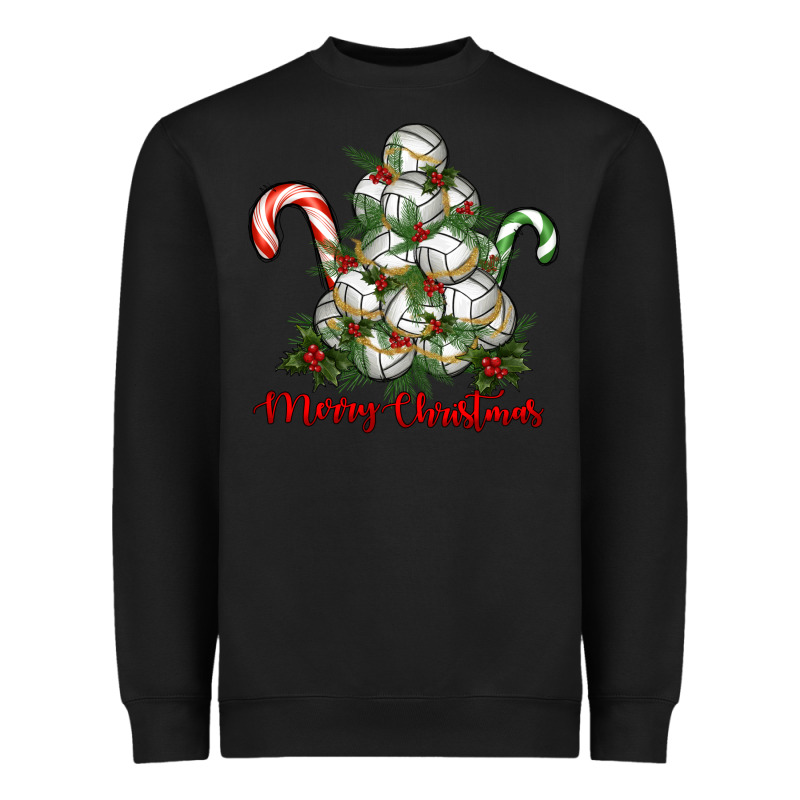Merry Christmas Volleyball Heavyweight Sweatshirt by RanaPortraitStore | Teevron