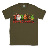 Army Green hohoho merry christmas santa coffee cup tree cooki Classic Tee - FaDigitalArtStudio
