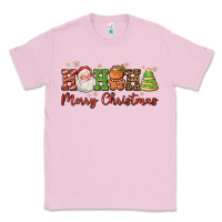 Bubblegum Pink hohoho merry christmas santa coffee cup tree cooki Classic Tee - FaDigitalArtStudio