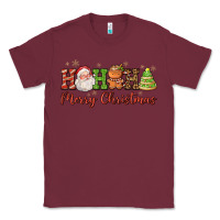 Burgundy hohoho merry christmas santa coffee cup tree cooki Classic Tee - FaDigitalArtStudio