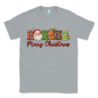 Heather Grey hohoho merry christmas santa coffee cup tree cooki Classic Tee - FaDigitalArtStudio