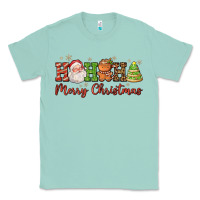 Seafoam hohoho merry christmas santa coffee cup tree cooki Classic Tee - FaDigitalArtStudio