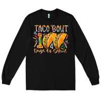 Black taco bout 100 days of school Long Sleeve Tee - RacoonDesign