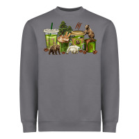 Storm bear coffee cups Heavyweight Sweatshirt - texasbilliewilder