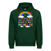 Forest Green it's a beautiful day to respect other people's pro Urban Hoodie - Artiststas