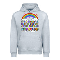 Heather Grey it's a beautiful day to respect other people's pro Urban Hoodie - Artiststas