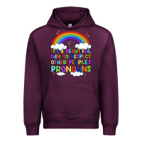 Mauve Wine it's a beautiful day to respect other people's pro Urban Hoodie - Artiststas