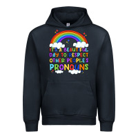 Navy it's a beautiful day to respect other people's pro Urban Hoodie - Artiststas
