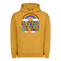 Pigment Peanut Butter it's a beautiful day to respect other people's pro Urban Hoodie - Artiststas