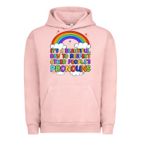 Pigment Salmon it's a beautiful day to respect other people's pro Urban Hoodie - Artiststas