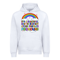 White it's a beautiful day to respect other people's pro Urban Hoodie - Artiststas