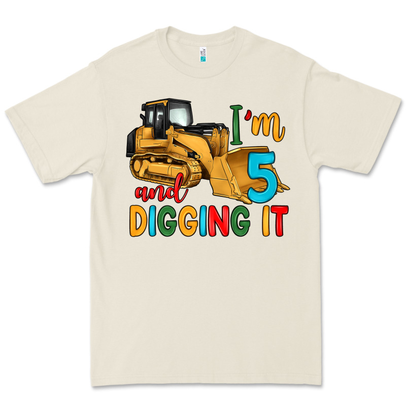 I'm 5 And Digging It Premium Tee by Artiststas | Teevron