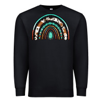 Black western rainbow Premium Sweatshirt - Jasminsmagicworld