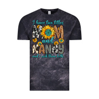 Cloud Black i have two titles mom and nanny and i rock them bo Vintage Tee - Zillion Design Studio