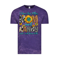Cloud Purple i have two titles mom and nanny and i rock them bo Vintage Tee - Zillion Design Studio