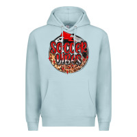 Blue Mist soccer vibes Premium Hoodie - MaliasSmallBusiness