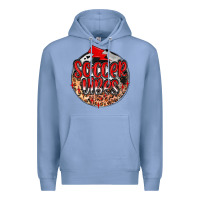 Colony Blue soccer vibes Premium Hoodie - MaliasSmallBusiness