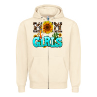 Sandshell mom of girls Zipper Hoodie - AdoDesignShop