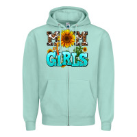 Seafoam mom of girls Zipper Hoodie - AdoDesignShop