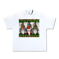 White gnomes Christmas Urban Heavy Tee - RanaPortraitStore