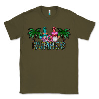 Army Green summer Classic Tee - CowhideDigitalArt