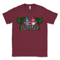 Burgundy summer Classic Tee - CowhideDigitalArt