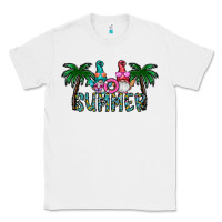 White summer Classic Tee - CowhideDigitalArt
