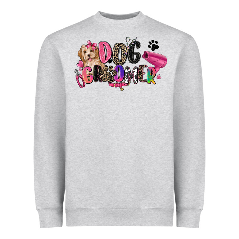 Dog Groomer Heavyweight Sweatshirt by Zillion Design Studio | Teevron