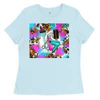 Baby Blue hair stylist Ladies Tee - AdoDesignShop