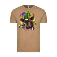 Vintage Coffee mardi gras baby cow Vintage Tee - RanaPortraitStore