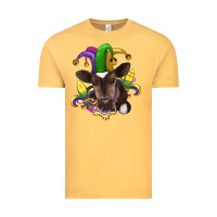 Vintage Mustard mardi gras baby cow Vintage Tee - RanaPortraitStore