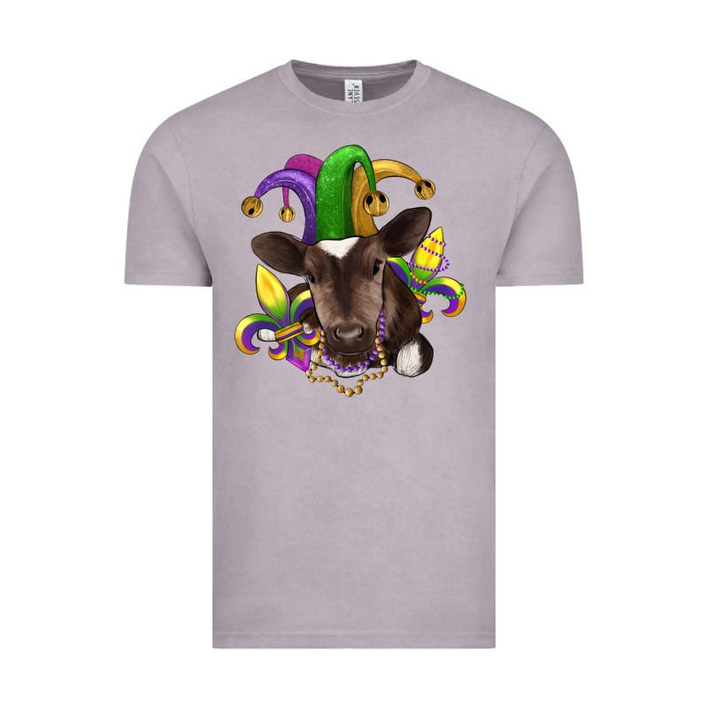 Mardi Gras Baby Cow Vintage Tee by RanaPortraitStore | Teevron