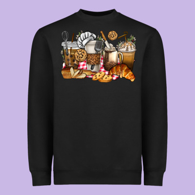Heavyweight Sweatshirt bakery coffee cups