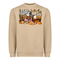 Mushroom bakery coffee cups Heavyweight Sweatshirt - texasbilliewilder