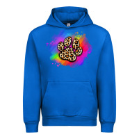 Cobalt pride dog paw Urban Hoodie - Artiststas