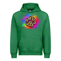 Emerald pride dog paw Urban Hoodie - Artiststas