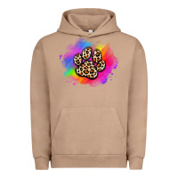 Pigment Burro pride dog paw Urban Hoodie - Artiststas