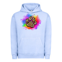Pigment Grape Ice pride dog paw Urban Hoodie - Artiststas