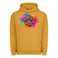 Pigment Peanut Butter pride dog paw Urban Hoodie - Artiststas