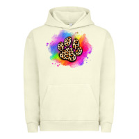 Pigment Pistachio pride dog paw Urban Hoodie - Artiststas