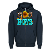 Navy mom of boys Zipper Hoodie - AdoDesignShop