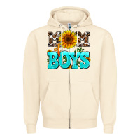 Sandshell mom of boys Zipper Hoodie - AdoDesignShop