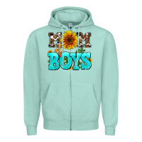 Seafoam mom of boys Zipper Hoodie - AdoDesignShop