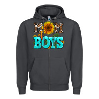 Smoke mom of boys Zipper Hoodie - AdoDesignShop