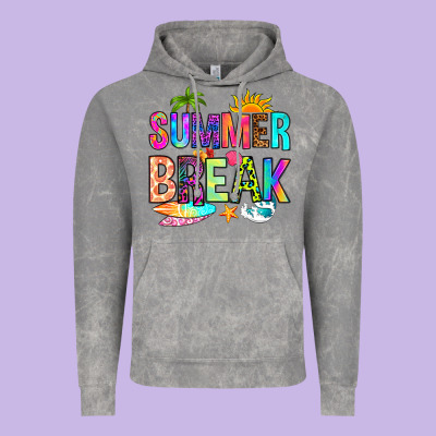 Summer Break Vintage Hoodie Designed By Ranaportraitstore