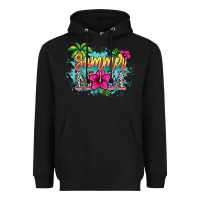 Black summer mom Heavyweight Hoodie - NancyCooperArtShop