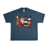 Midnight Navy tis' the season american football coffee cups Urban Heavy Tee - Zillion Design Studio