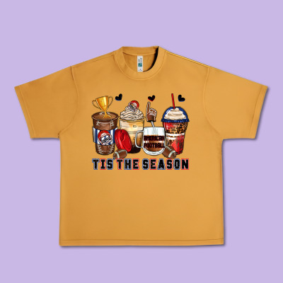 Tis' The Season American Football Coffee Cups Urban Heavy Tee Designed By Zillion Design Studio